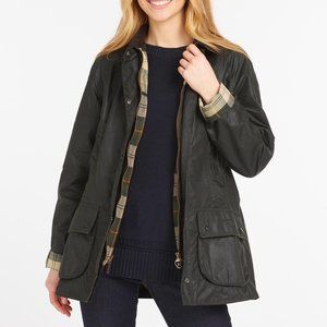BARBOUR | BEADNELL WAX JACKET | Sage Green Size 10